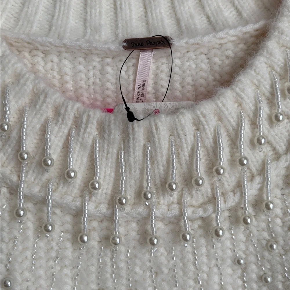 NWT Free People Chart The Stars Sweater, XS